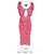 Autre Marque Vestido midi estampado Saloni en viscosa rosa - vista 6