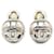 Orecchini Chanel Coco Mark Ball Argento  - vista 1