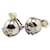 Orecchini Chanel Coco Mark Ball Argento  - vista 2