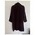 Abrigo Jil Sander de lana y angora granate Burdeos - vista 3
