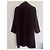 Abrigo Jil Sander de lana y angora granate Burdeos - vista 6
