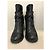 Botines CHANEL T.EU 37 Cuero Negro - vista 4