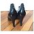 Botines CHANEL T.EU 37.5 Cuero charol Negro - vista 7