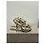 Sandali DIOR T.EU 37 Pelle D'oro