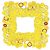 Foulard in seta Chanel in blu navy e giallo
