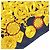 Foulard in seta Chanel in blu navy e giallo - vista 5