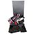 Sneakers Giuseppe Zanotti Talon Winter in pelle e pelliccia nera Nero Multicolore