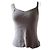 Christian Dior Bustier de algodón y seda topo, talla 44. Gris pardo