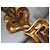 Christian Lacroix Clip in metallo dorato e perla. Gold hardware - vista 6