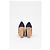 Stuart Weitzman Corkswoon Wedge Pumps in Camoscio Blu Navy - vista 9