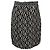 Falda mini con efecto envolvente impresa Ba&Sh Iliade en viscosa negra y blanca Multicolor - vista 3