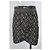 Falda mini con efecto envolvente impresa Ba&Sh Iliade en viscosa negra y blanca Multicolor - vista 5