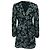 Sandro Paris besticktes Mini-Kleid mit langen Ärmeln aus mehrfarbigem Polyester Mehrfarben