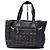 Bowling Borsa da viaggio Chanel con pochette Nero