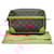 Bolsa clutch vintage Monogram Compiegne da Louis Vuitton Marrom Lona  ref.1756231