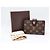 Billetera Monogram Louis Vuitton con compartimento para monedas Castaño - vista 4