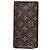 Cartera larga Monogram Louis Vuitton Castaño