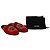 Mule piatte ricamate Dolce & Gabbana in velluto rosso - vista 14