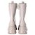 Botas de lluvia Chloé Betty en goma nude Castaño Carne - vista 11