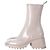 Botas de lluvia Chloé Betty en goma nude Castaño Carne - vista 2