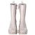 Botas de lluvia Chloé Betty en goma nude Castaño Carne - vista 3