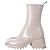 Botas de lluvia Chloé Betty en goma nude Castaño Carne - vista 9