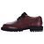 Scarpe Derby stringate Dries Van Noten in pelle bordeaux - vista 10