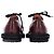 Scarpe Derby stringate Dries Van Noten in pelle bordeaux - vista 12