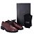 Scarpe Derby stringate Dries Van Noten in pelle bordeaux - vista 16