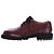 Scarpe Derby stringate Dries Van Noten in pelle bordeaux - vista 2