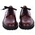 Scarpe Derby stringate Dries Van Noten in pelle bordeaux - vista 3