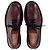 Scarpe Derby stringate Dries Van Noten in pelle bordeaux - vista 5