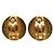 Orecchini a clip placcati in oro Chanel Coco Mark D'oro - vista 2