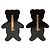 Conjunto de broche Nunour urso de pelúcia Monogram Damier Louis Vuitton Marrom - vista 2