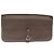 Hermès HERMES Dogon Long Long Wallet Pelle Marrone Auth bs18715