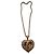 Collar Guy Laroche Couture con Péndulo de Corazón Dorado