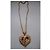 Collar Guy Laroche Couture con Péndulo de Corazón Dorado - vista 2