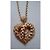 Collar Guy Laroche Couture con Péndulo de Corazón Dorado - vista 3