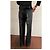 Guy Laroche Schwarze Plissierte Baumwollsatin Hose - Ansicht 4
