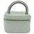 CHANEL Matelassé Vanity Pouch Cosmetico in Pelle di Agnello Blu Oro CC Auth yk15445 D'oro - vista 13