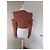 Balmain Jacke aus orangefarbenem Tweed mit Cut Out Schultern - Ansicht 6