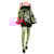 Autre Marque Multicolour satin floral mini dress - size UK 14 Multiple colors Polyester  ref.1757864