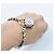 Bracciale Chanel Pendente a Lucchetto CC Lavanda Viola Porpora - vista 6