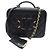 CHANEL VANITY LOGO CC KAVIARLEDER HANDTASCHE Schwarz