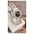 Hermès Clipper Sport watch gold-plated steel black dial  - view 3