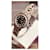 Hermès Clipper Sport watch gold-plated steel black dial  - view 4