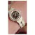 Hermès Clipper Sport watch gold-plated steel black dial  - view 5