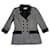 Yves Saint Laurent Blazer à rayures Saint Laurent à double boutonnage Gris  - vue 1
