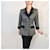 Yves Saint Laurent Blazer à rayures Saint Laurent à double boutonnage Gris  - vue 7