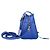 Borsa Tote Baby Monogram di Saint Laurent in pelle blu - vista 2